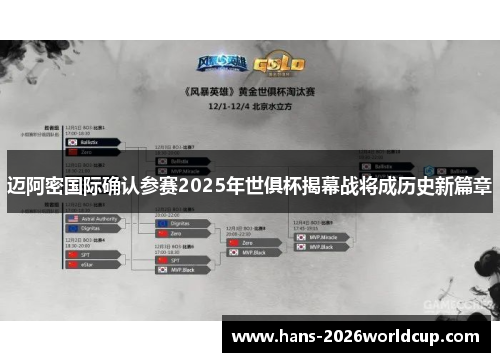 迈阿密国际确认参赛2025年世俱杯揭幕战将成历史新篇章 迈阿密国际确认参赛2025年世俱杯揭幕战将成历史新篇章